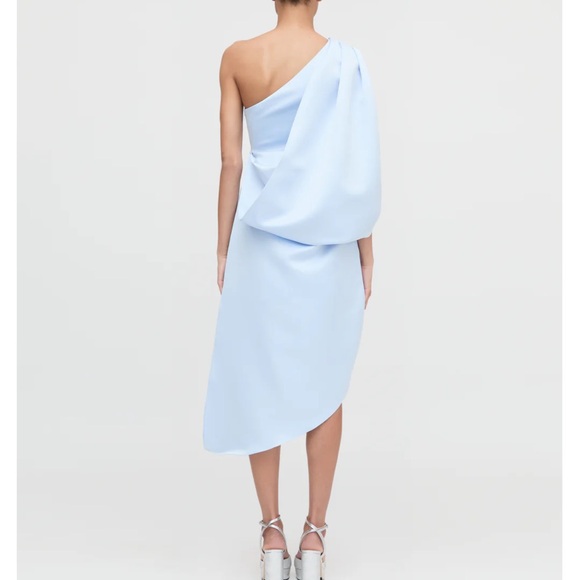 Hill House One-Shoulder Sky Blue Dress - Picture 4 of 4